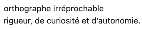 Zoom sur le passage encadré