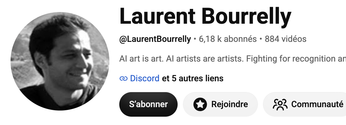 Chaîne YouTube de Laurent Bourrelly