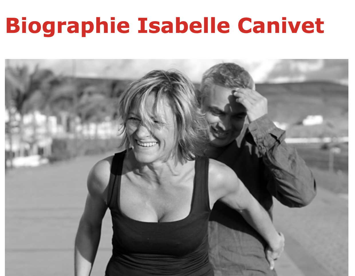 Biographie d Isabelle Canivet sur Yellow Dolphins